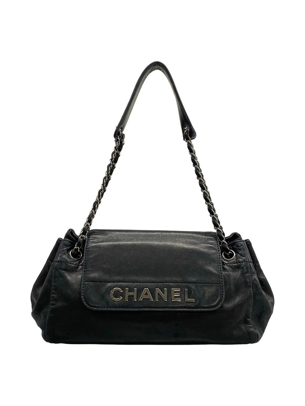 Chanel Black Lambskin Shoulder Bag #306816C25B